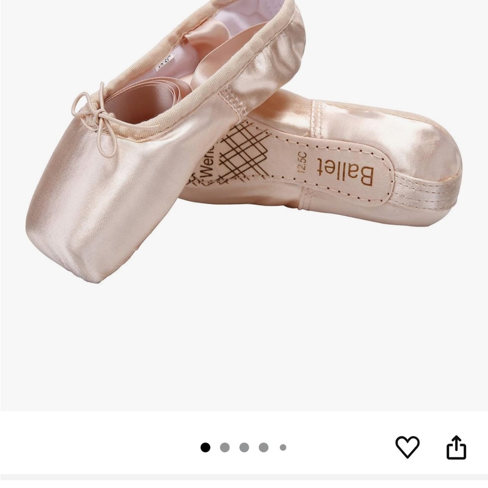 Satin Ballet Pointe Shoes